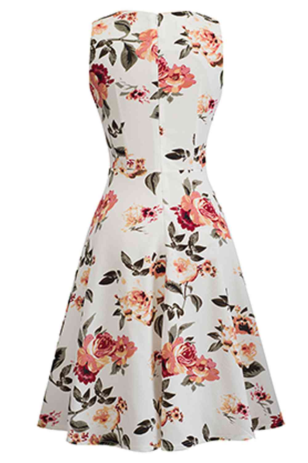 Printed Smocked Waist Sleeveless Dress - All Dresses - Dresses - 20 - 2024