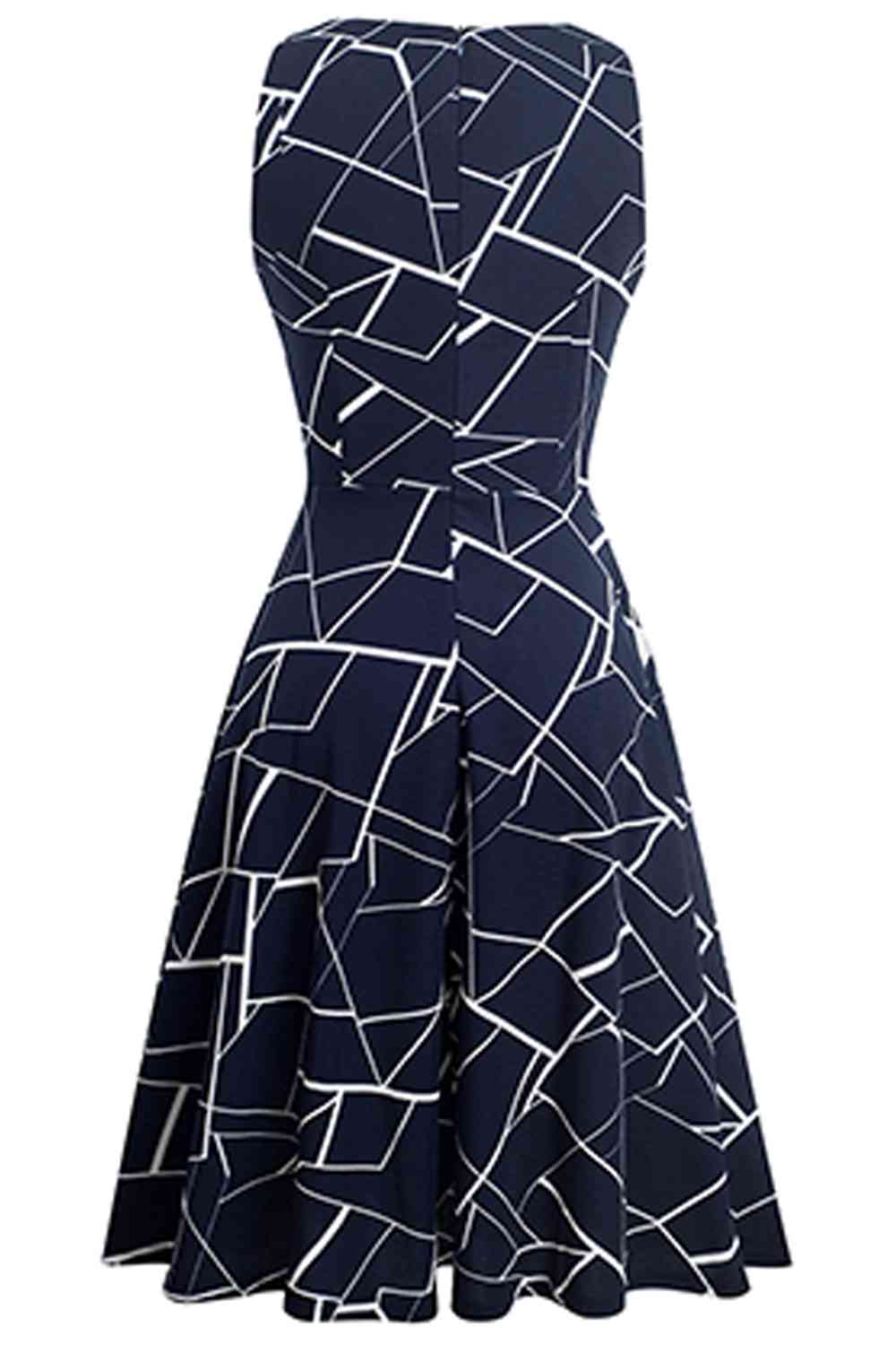 Printed Smocked Waist Sleeveless Dress - All Dresses - Dresses - 2 - 2024