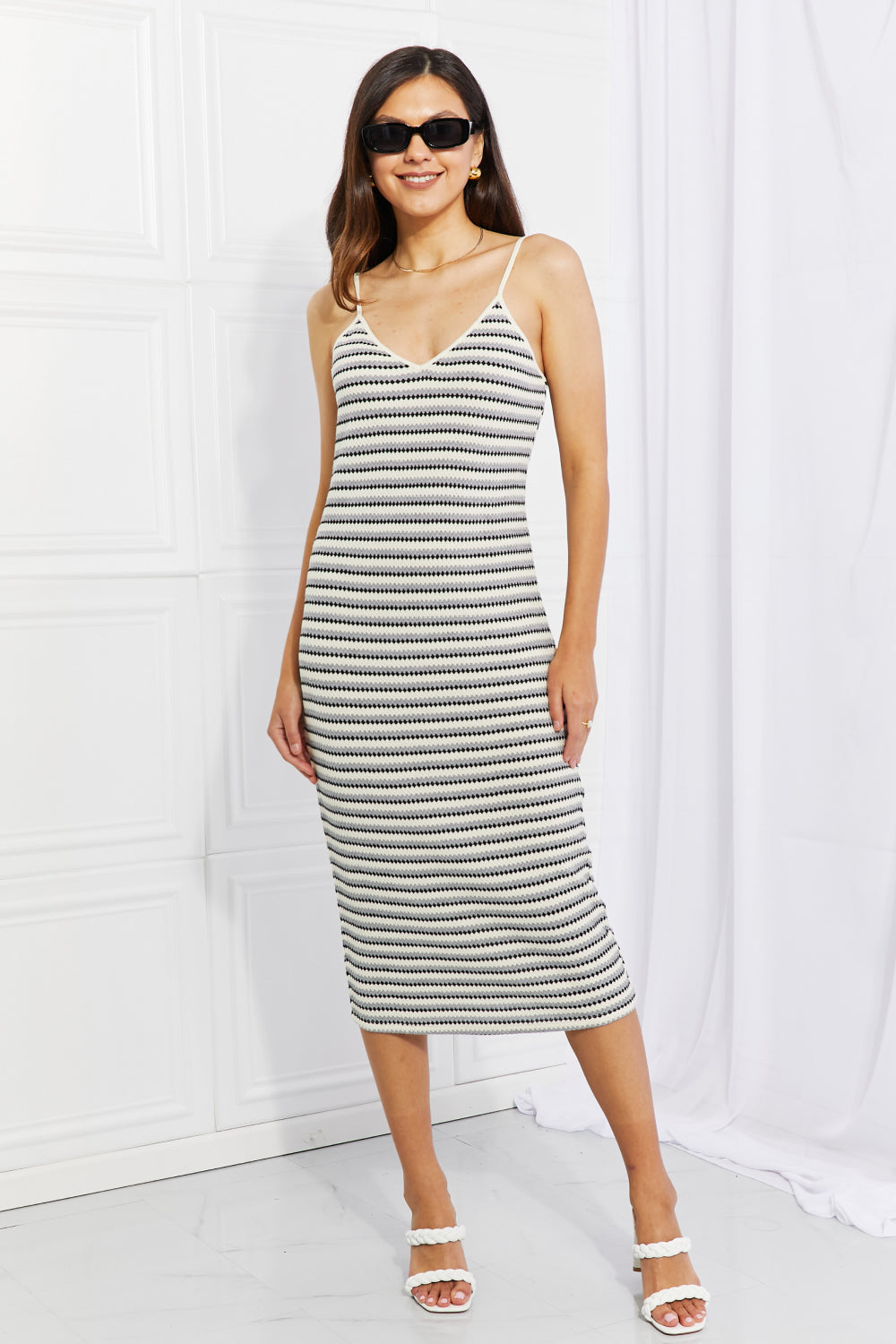One to Remember Striped Sleeveless Midi Dress - Multicolor / S - All Dresses - Dresses - 1 - 2024