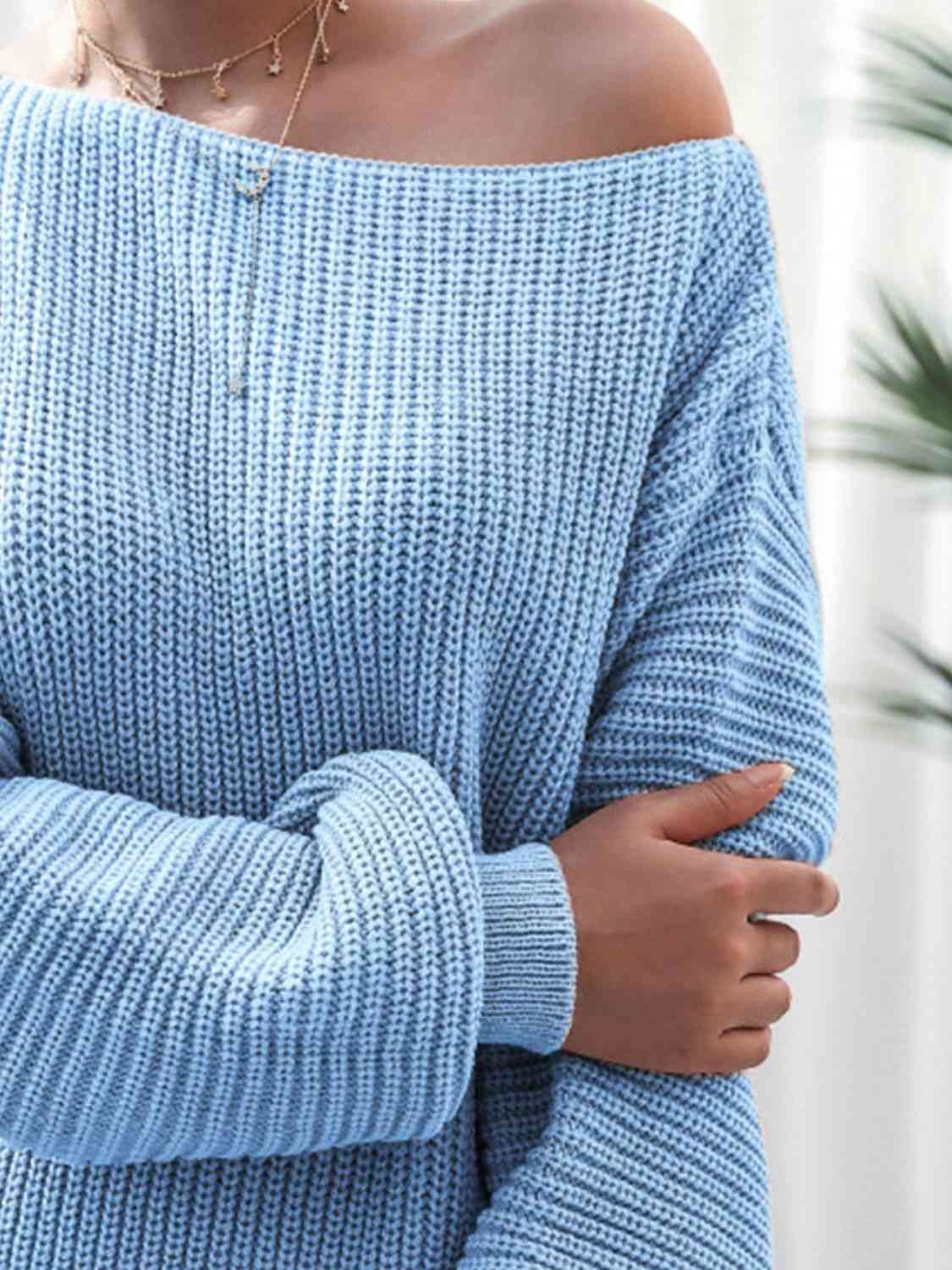 Rib-Knit Mini Sweater Dress - All Dresses - Dresses - 14 - 2024