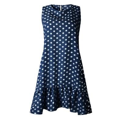 Ruffled Summer Dress for Women - Dark Blue / XXL - All Dresses - Dresses - 11 - 2024