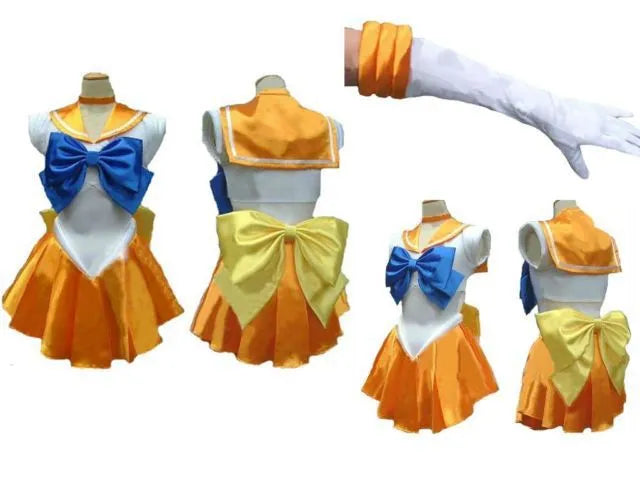 Sailor Moon Cosplay Costume - Dress Vestido Wig - Yellow / S - All Dresses - Costumes - 10 - 2024