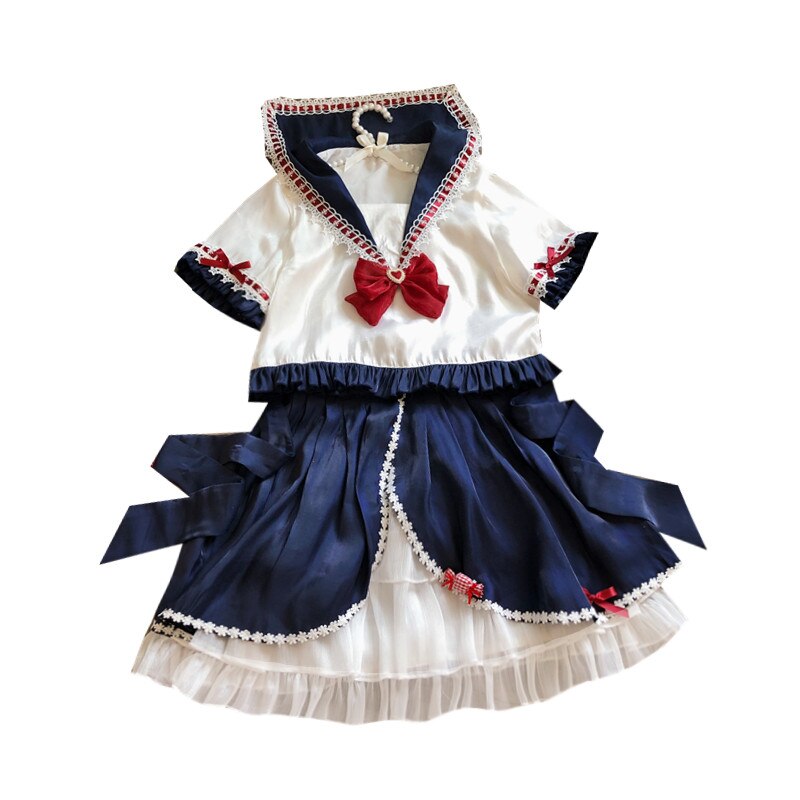 Sailor Moon Lolita Dress - only blue top skirt / M - All Dresses - Dresses - 8 - 2024