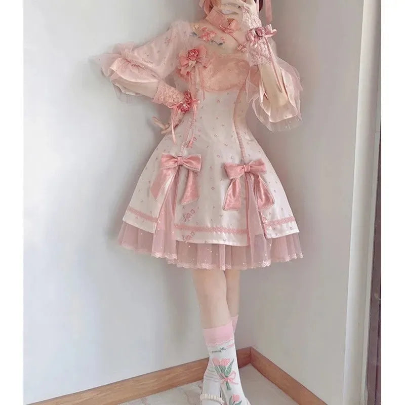 Sakura Cheongsam Kimono Dress - All Dresses - Dresses - 4 - 2024