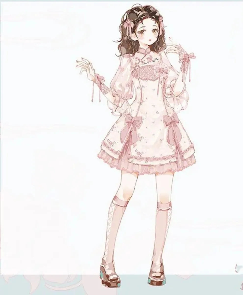 Sakura Cheongsam Kimono Dress - All Dresses - Dresses - 5 - 2024
