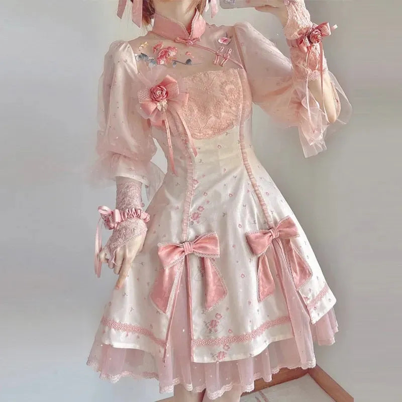 Sakura Cheongsam Kimono Dress - All Dresses - Dresses - 1 - 2024