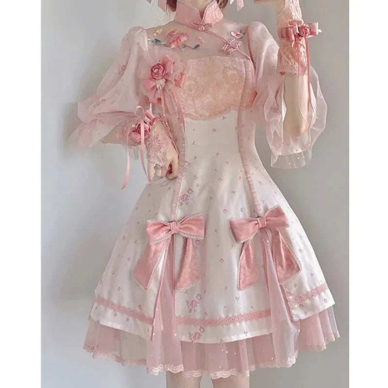 Sakura Cheongsam Kimono Dress - All Dresses - Dresses - 3 - 2024