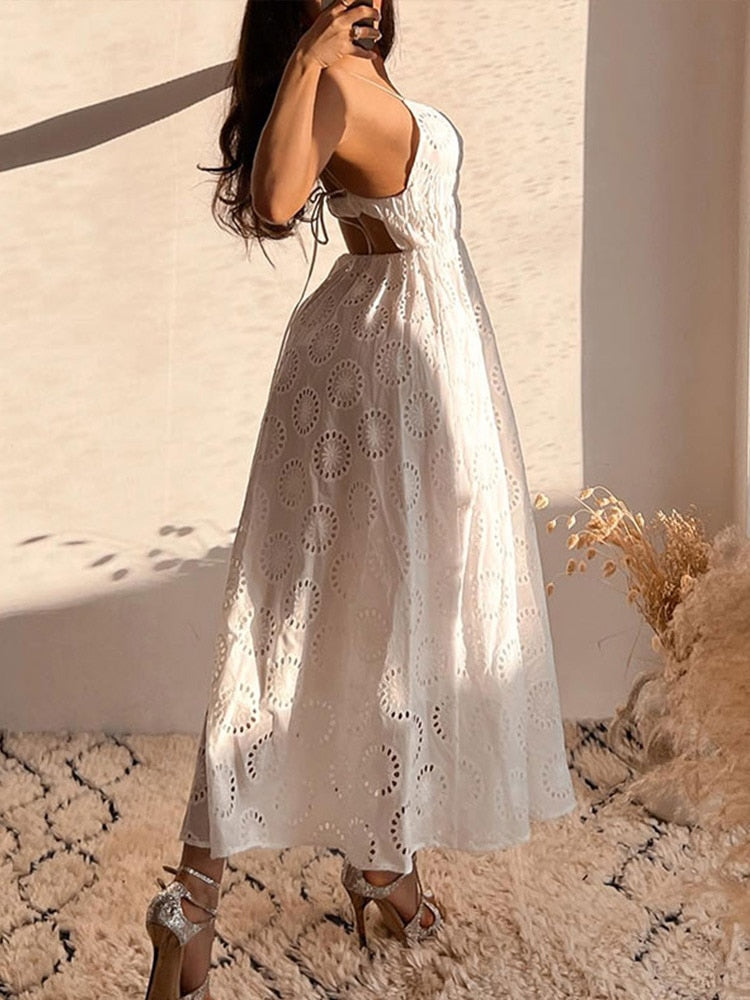 Sexy Backless Lace Dress - All Dresses - Shirts & Tops - 2 - 2024