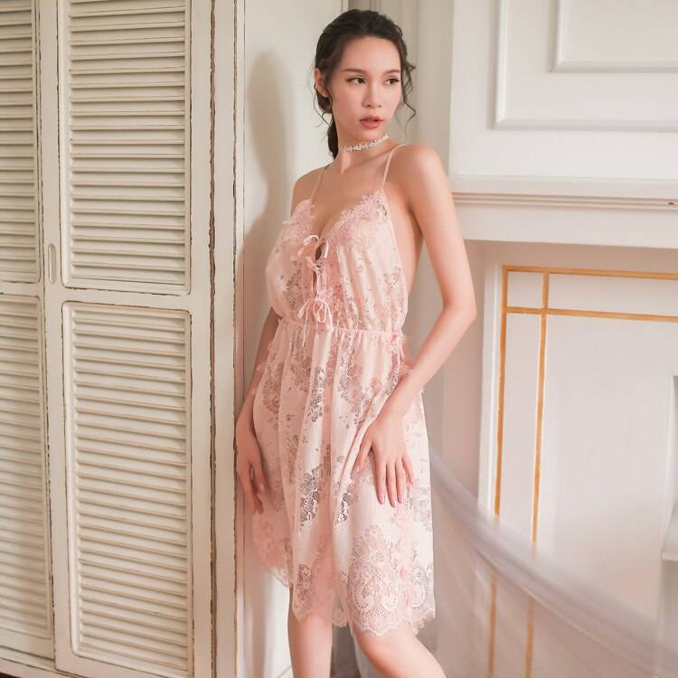Sexy Lace Slip Dress - Pink / One Size - All Dresses - Dresses - 16 - 2024