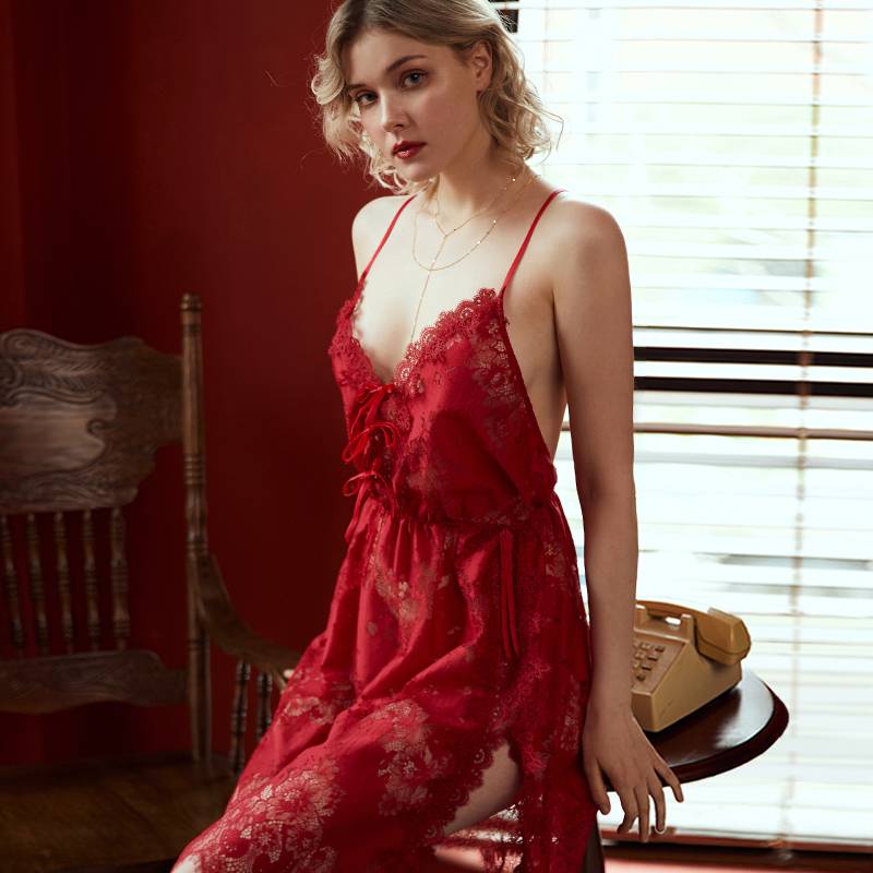 Sexy Lace Slip Dress - Red / One Size - All Dresses - Dresses - 18 - 2024
