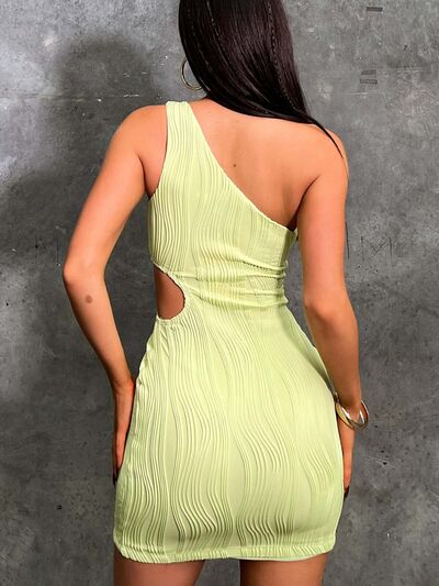 One Shoulder Cutout Mini Dress - All Dresses - Dresses - 12 - 2024