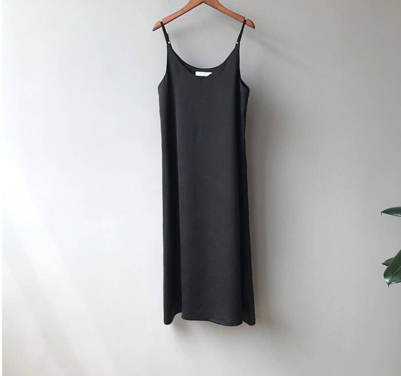 Silk Slip Dress - Black / L - All Dresses - Dresses - 22 - 2024