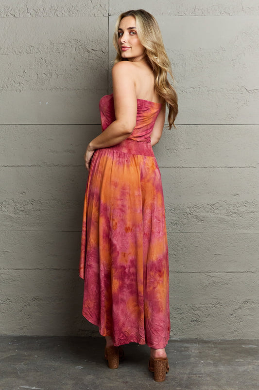 Sleeveless High Low Tie Dye Dress - All Dresses - Dresses - 2 - 2024