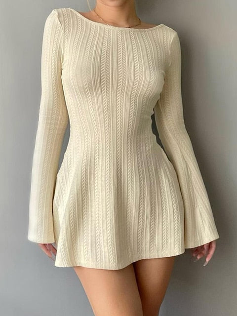 Solid Casual Knitted Dresses - All Dresses - Dresses - 8 - 2024