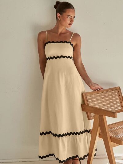 Spaghetti Strap Maxi Dress - Pastel Yellow / S - All Dresses - Dresses - 7 - 2024