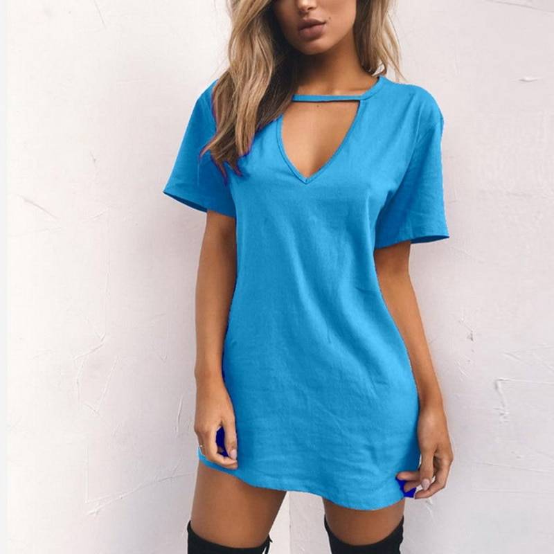 Street Fashion Day Dress - Light Blue / M - All Dresses - Dresses - 19 - 2024