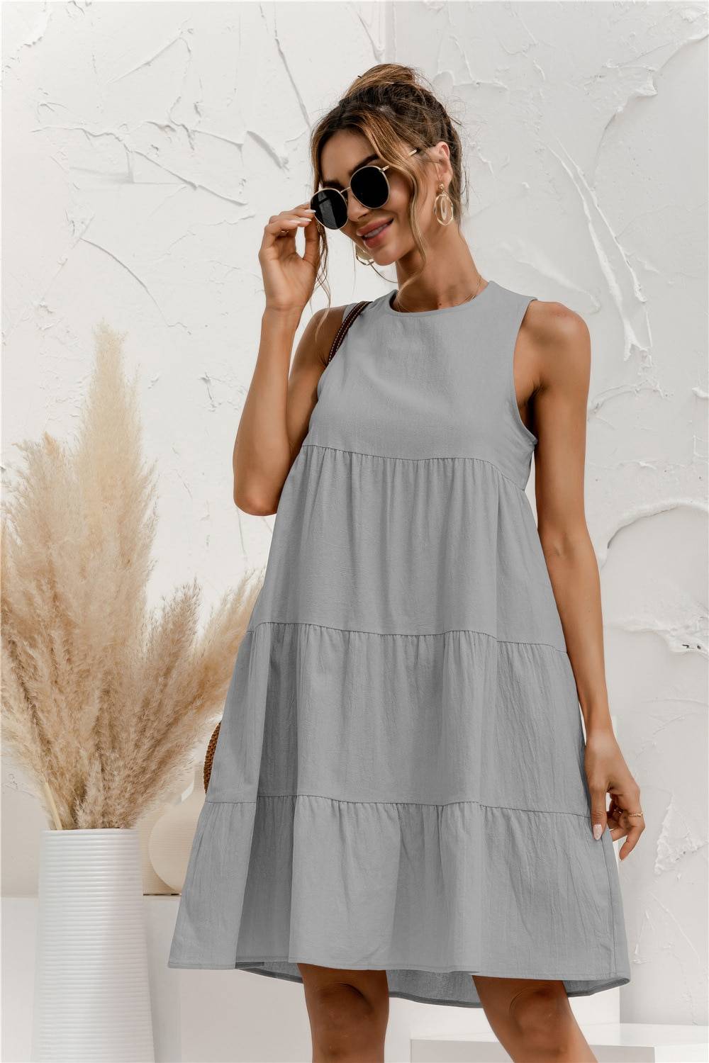 Summer Sleeveless Dress - All Dresses - Dresses - 4 - 2024