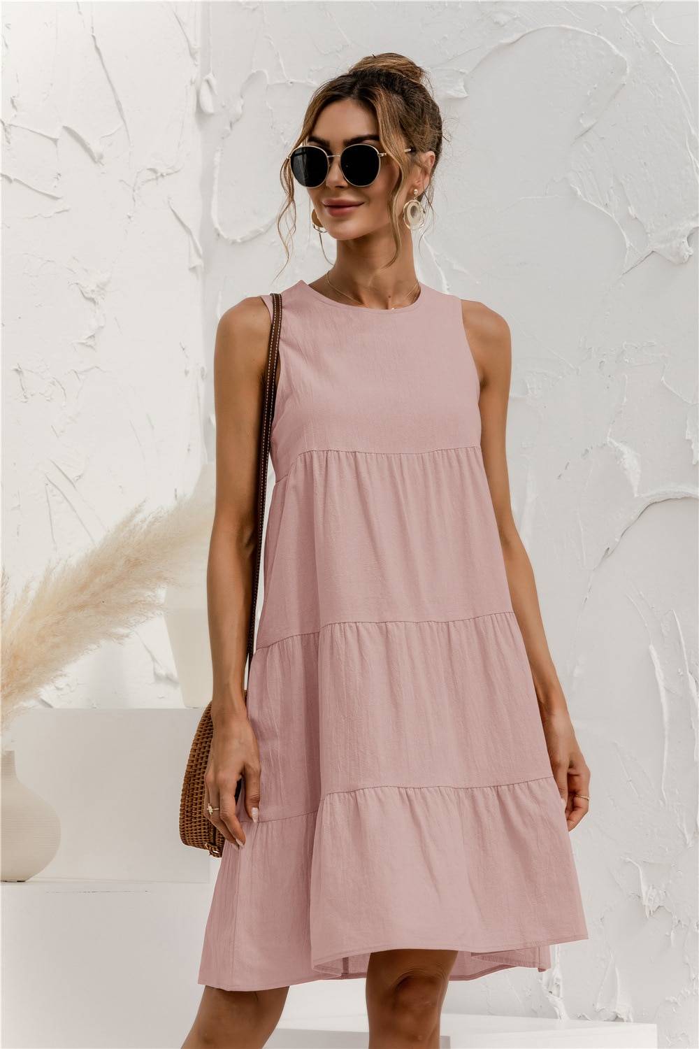 Summer Sleeveless Dress - All Dresses - Dresses - 3 - 2024