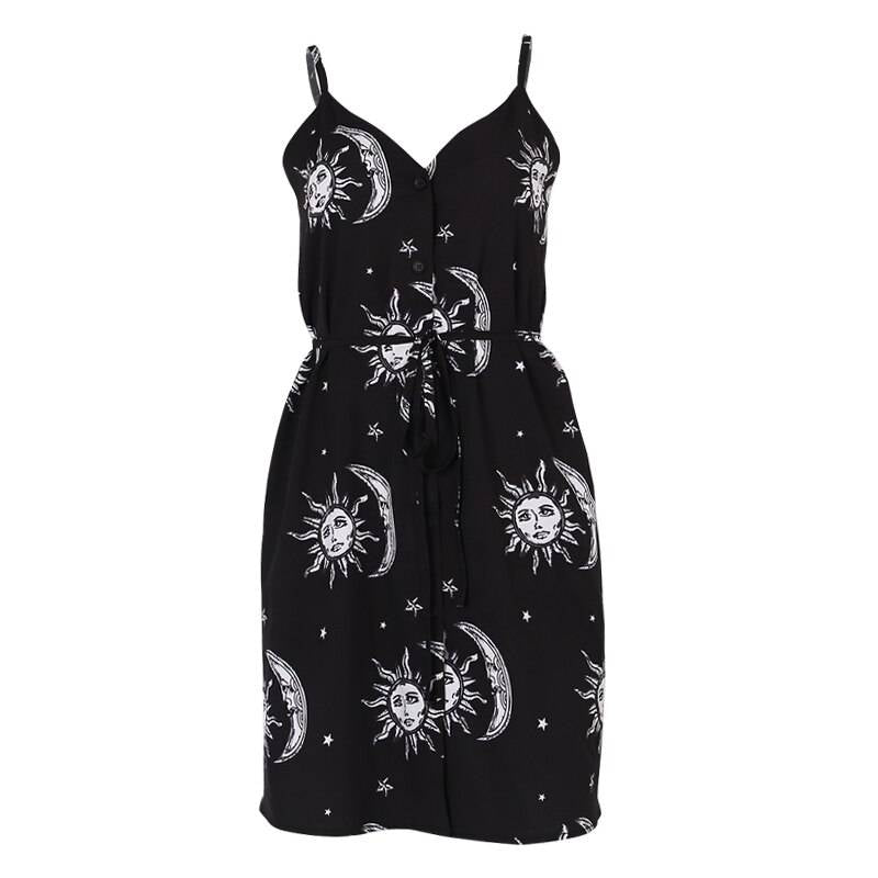 Sun Moon Gothic Mini Dress - All Dresses - Dresses - 20 - 2024