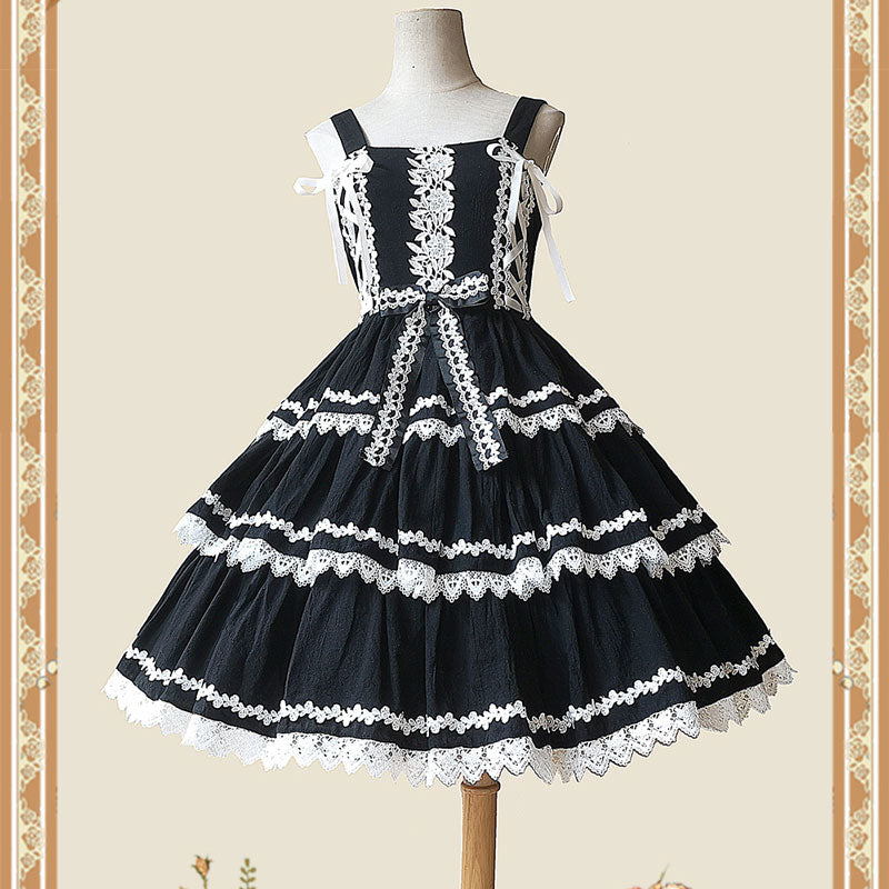 Sweet Layered Lolita JSK Dress - White / S - All Dresses - Dresses - 4 - 2024
