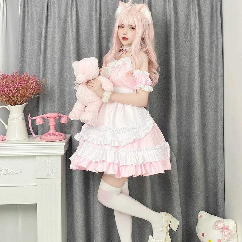 Sweet Lolita Anime Cat Girl Dress - All Dresses - Dresses - 4 - 2024
