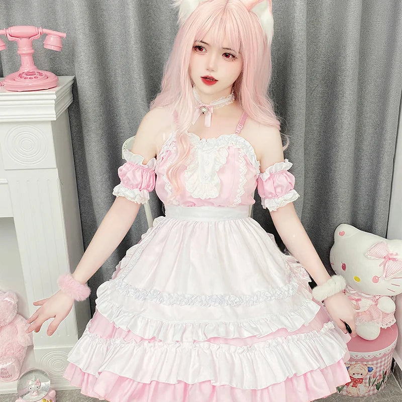 Sweet Lolita Anime Cat Girl Dress - All Dresses - Dresses - 2 - 2024