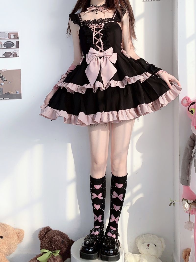 Sweet Lolita Bowknot JSK Dress - only dress / S - All Dresses - Dresses - 6 - 2024