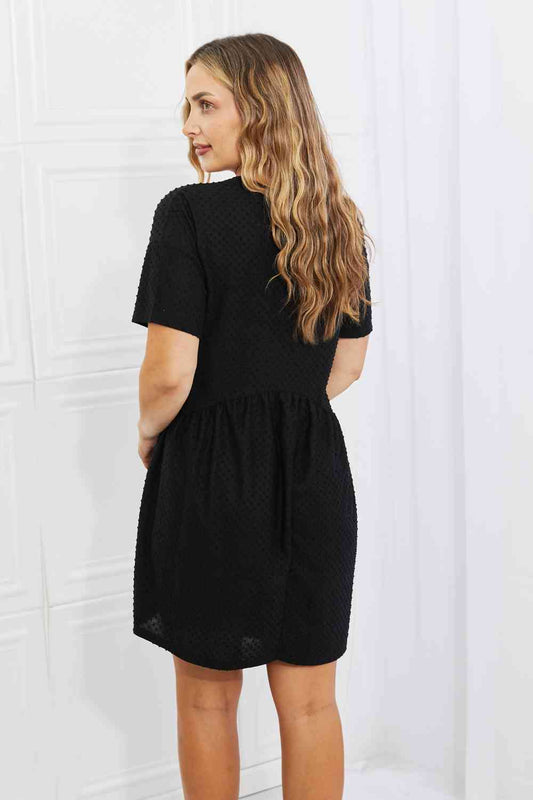 Swiss Dot Casual Dress in Black - All Dresses - Dresses - 2 - 2024