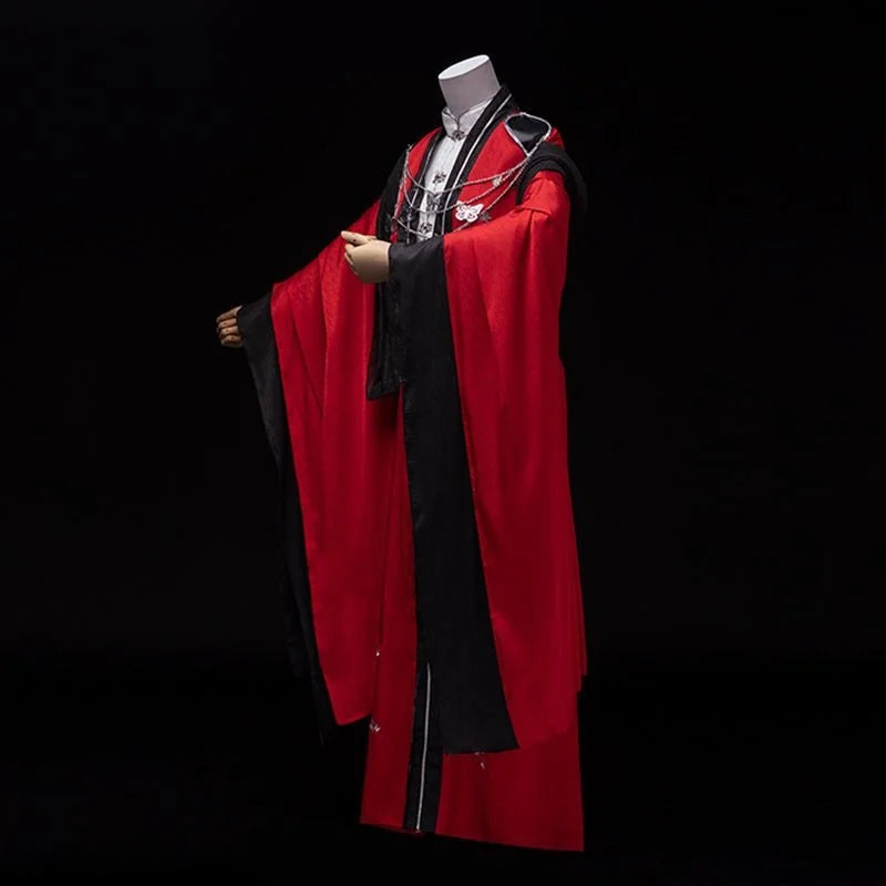 TGCF Huacheng Cosplay Costume - Guiwang Huacheng Han Style Clothing - Red Hanfu Dress - All Dresses - Costumes - 3
