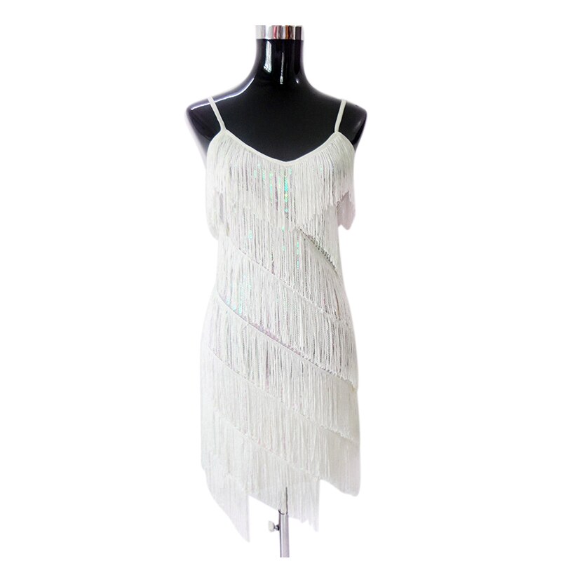 Tiered Fringe Flapper Dress - White / XL - All Dresses - Dresses - 8 - 2024