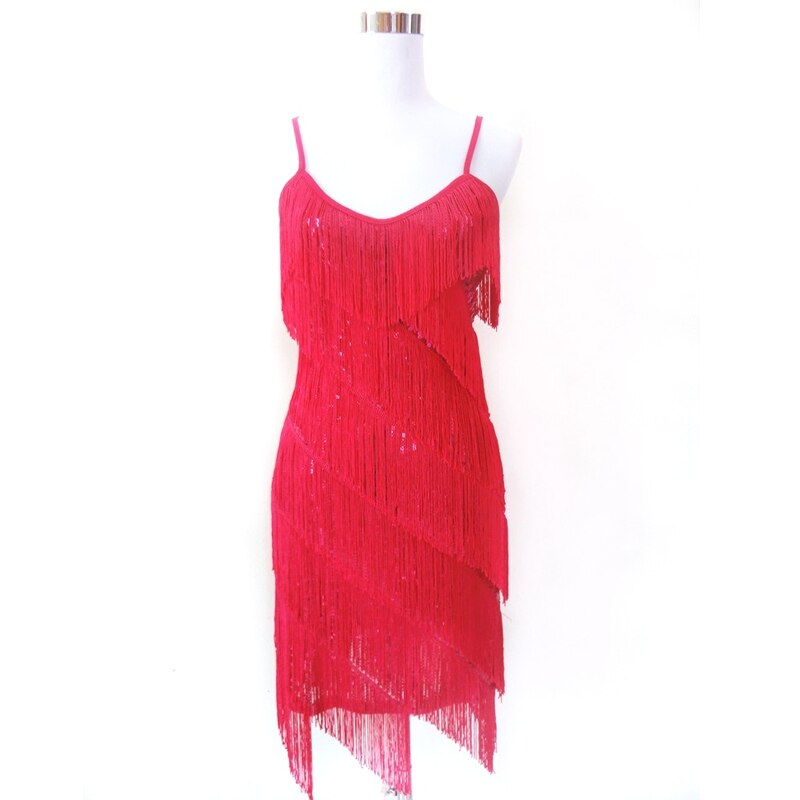 Tiered Fringe Flapper Dress - Pink / XL - All Dresses - Dresses - 10 - 2024