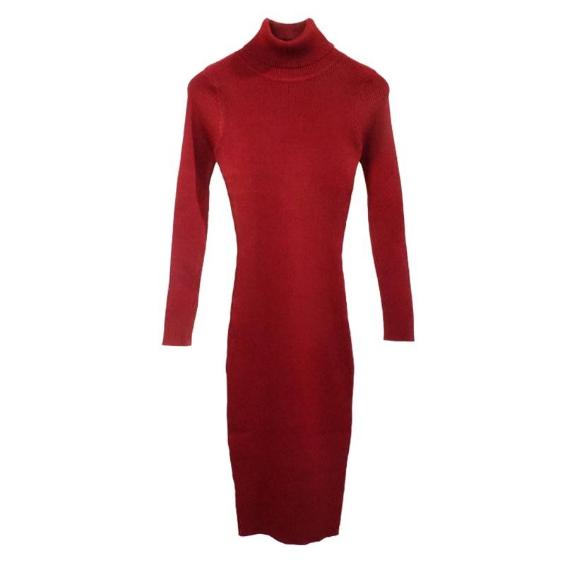 Turtleneck Sweater Dress - All Dresses - Shirts & Tops - 12 - 2024