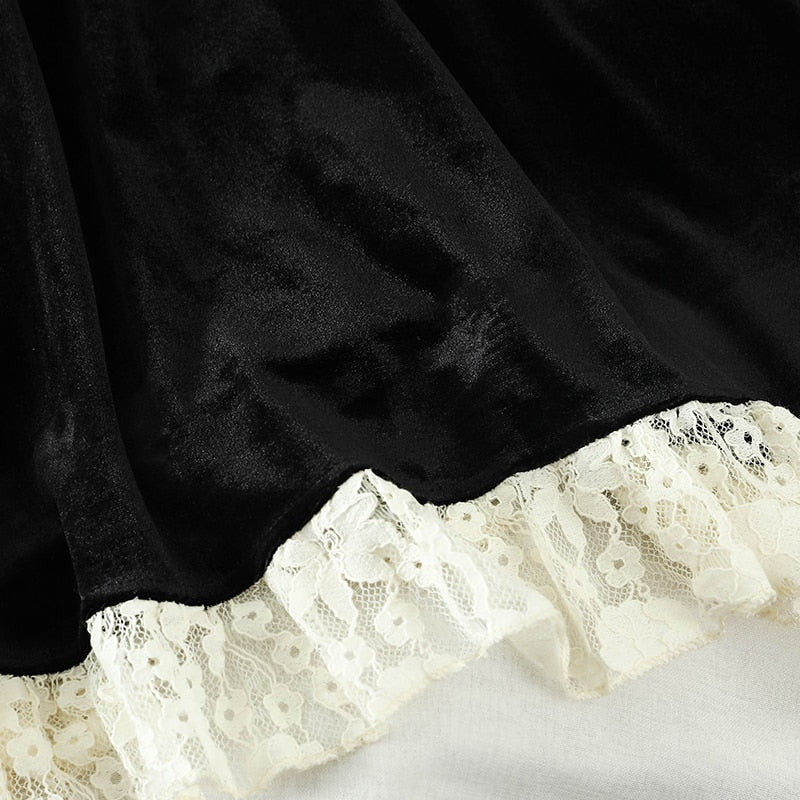 Velvet Turtleneck Dress - All Dresses - Shirts & Tops - 3 - 2024