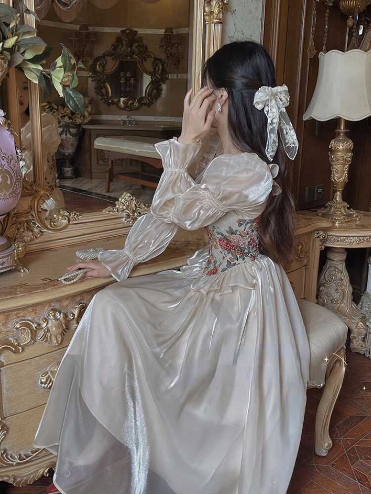 Vintage Floral Midi Dress - All Dresses - Dresses - 5 - 2024