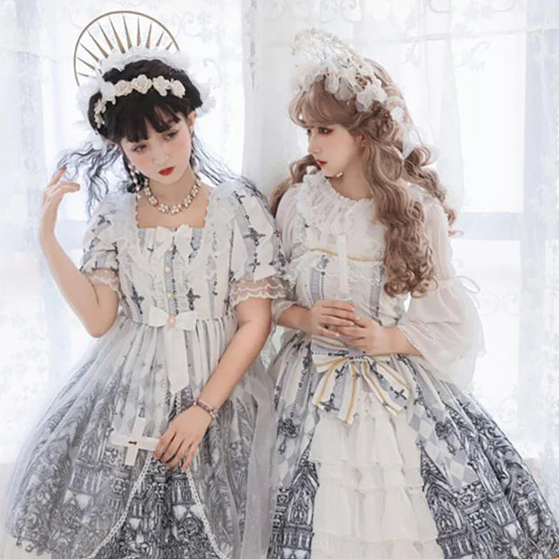 Vintage Gothic Lolita JSK Dress - Harajuku Cosplay - All Dresses - Dresses - 3 - 2024