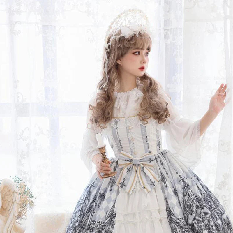 Vintage Gothic Lolita JSK Dress - Harajuku Cosplay - All Dresses - Dresses - 5 - 2024