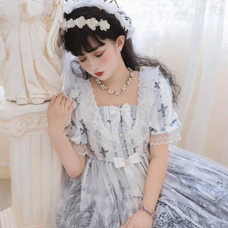 Vintage Gothic Lolita JSK Dress - Harajuku Cosplay - All Dresses - Dresses - 4 - 2024