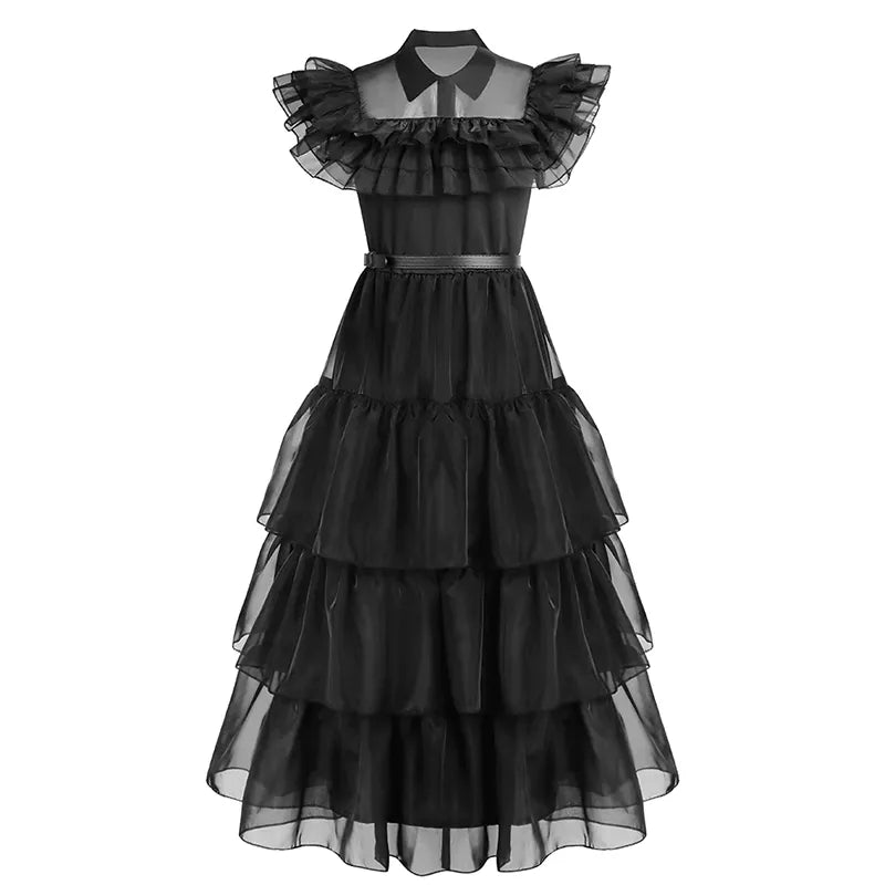 Wednesday Addams Cosplay Dress - All Dresses - Costumes - 4 - 2024