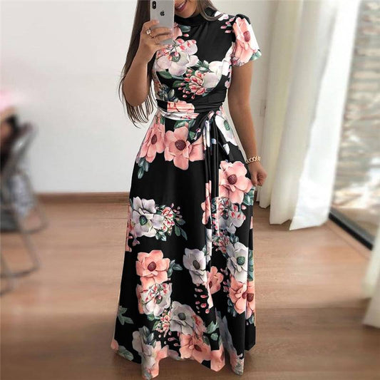 Women’s Floral Printed Maxi Dress - All Dresses - Dresses - 1 - 2024