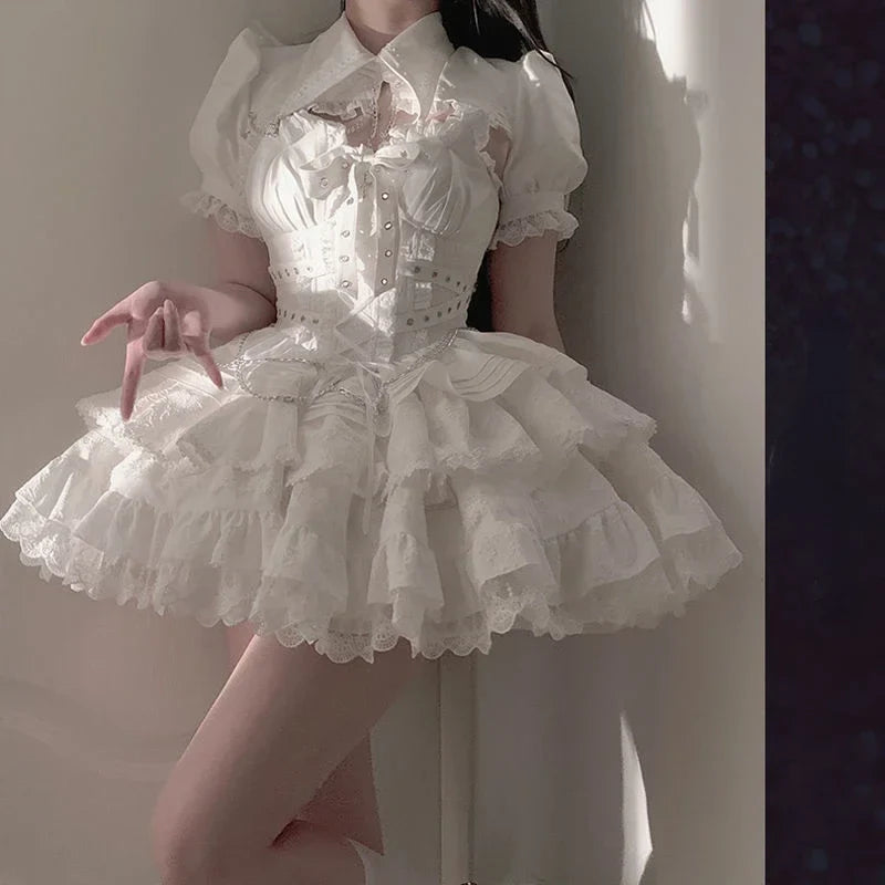 Y2K Bandage Princess Dress - Vintage Gothic Lolita JSK - All Dresses - Dresses - 3 - 2024