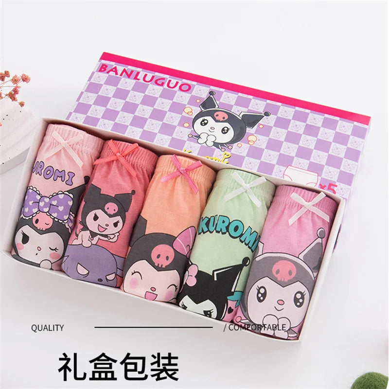 5PCS Sanrio Kuromi Underwear - A-5PCS / 65 - All Products - Underwear - 7 - 2024