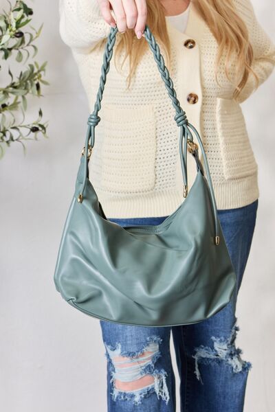 Braided Strap Shoulder Bag - All Products - Handbags - 5 - 2024