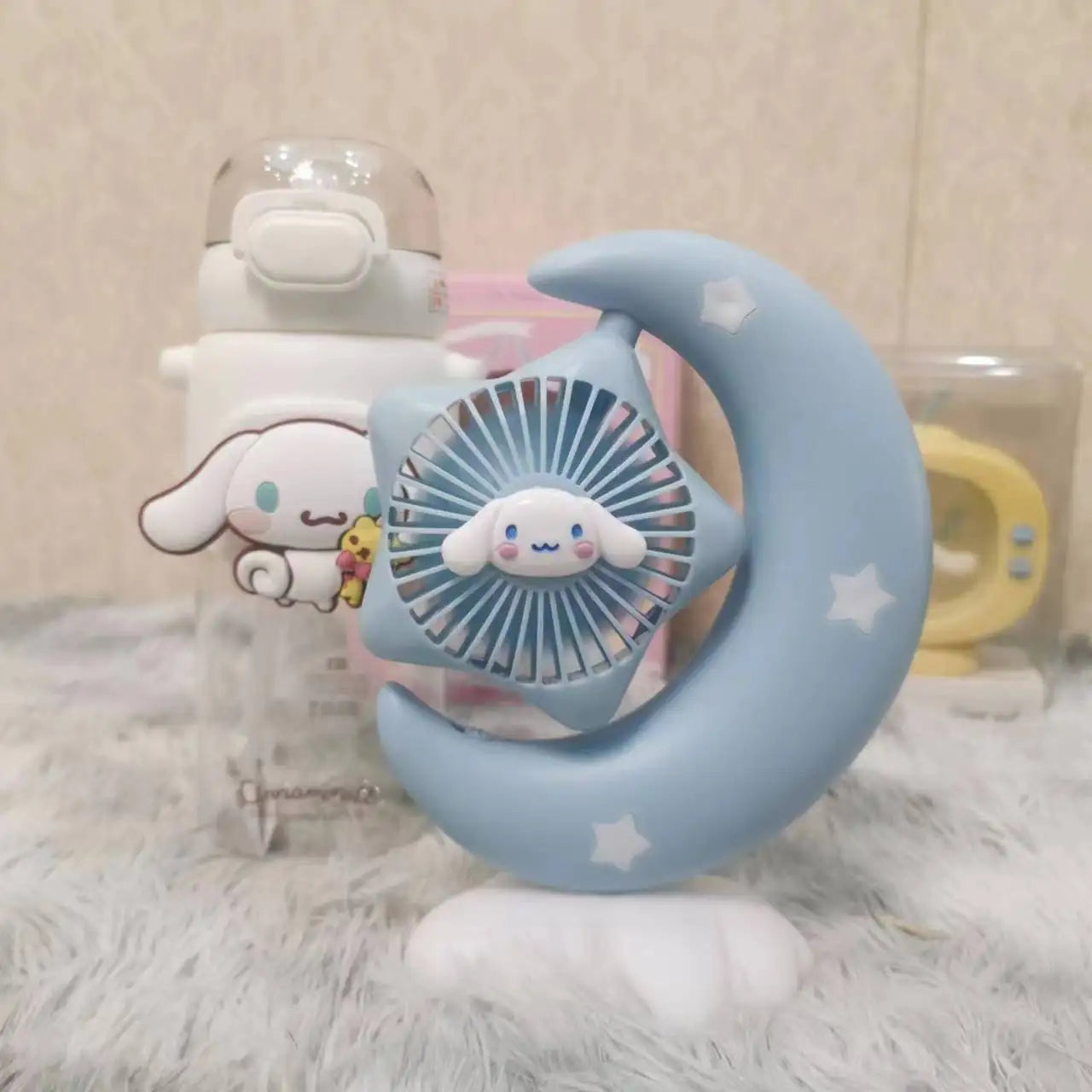 Cinnamoroll & My Melody USB Rechargeable Fan - All Products - Fans - 4 - 2024