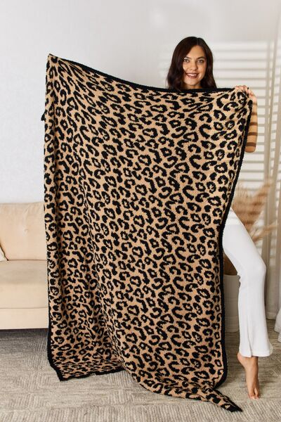 Cuddley Leopard Decorative Throw Blanket - Black / One Size - All Products - Blankets - 9 - 2024
