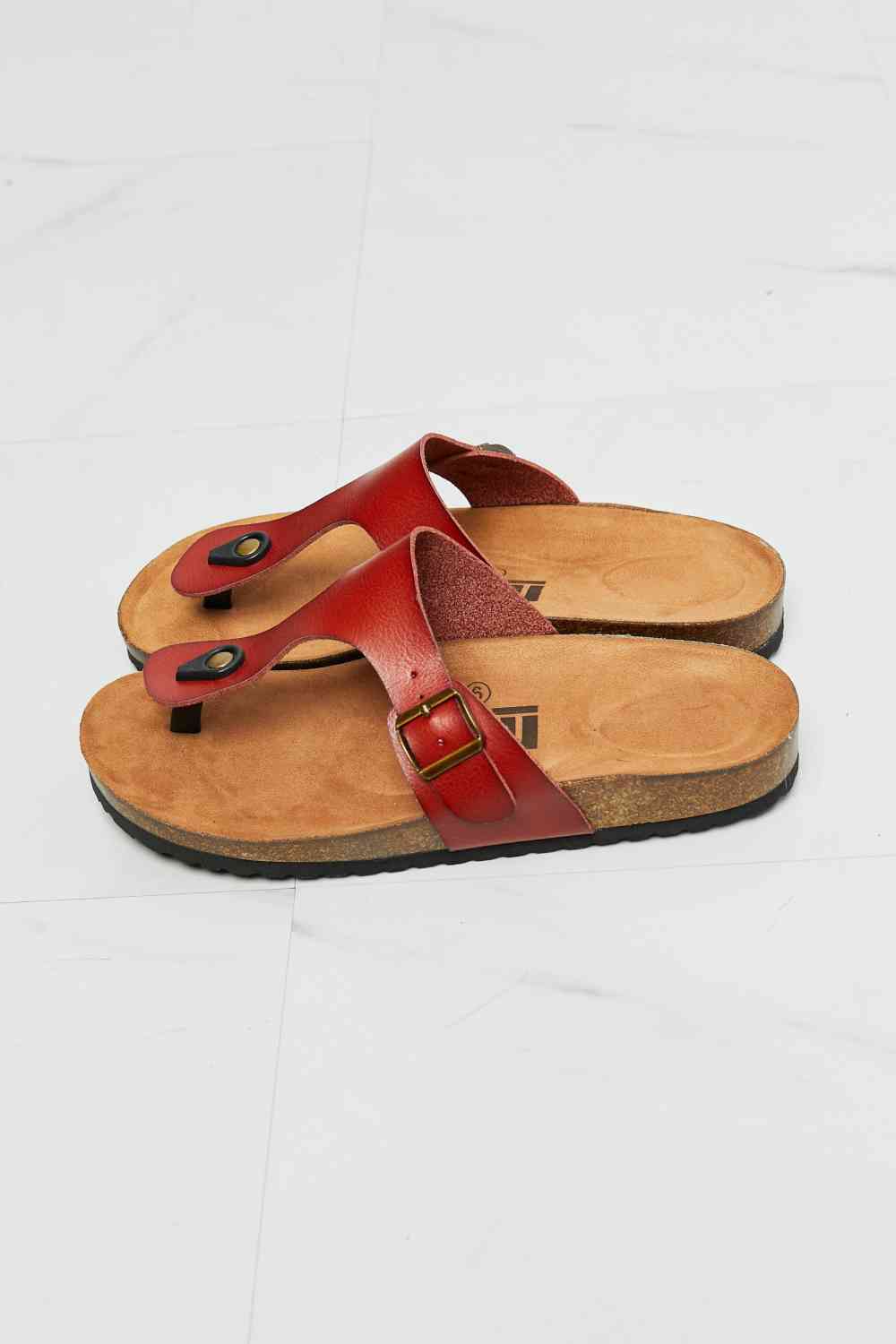 Drift Away T-Strap Flip-Flop in Red - All Products - Shoes - 7 - 2024