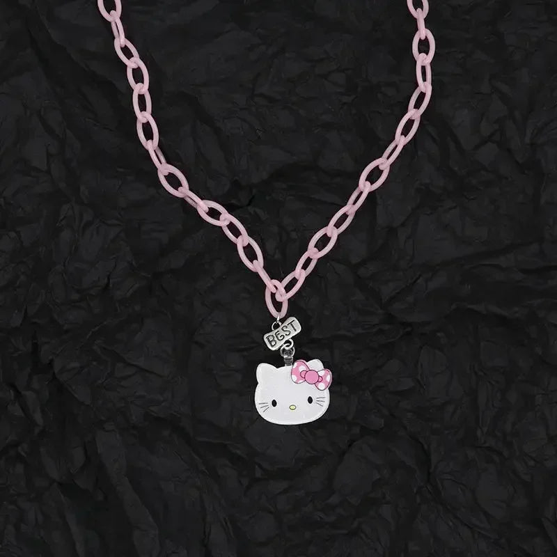 Elegant Hello Kitty Crystal Pendants - 37 Options - necklace 28 - All Products - Charms & Pendants - 36 - 2024