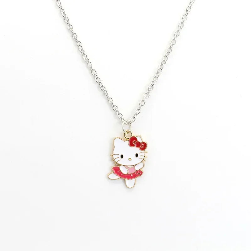 Elegant Hello Kitty Crystal Pendants - 37 Options - necklace 21 - All Products - Charms & Pendants - 29 - 2024