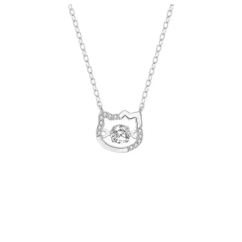 Elegant Hello Kitty Crystal Pendants - 37 Options - necklace 9 - All Products - Charms & Pendants - 16 - 2024