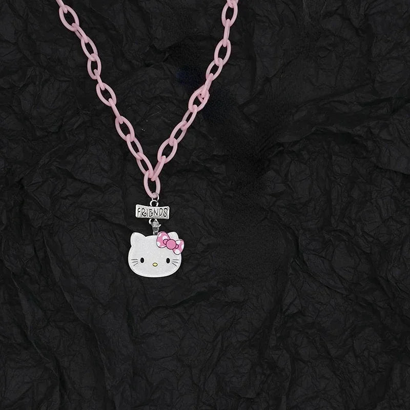 Elegant Hello Kitty Crystal Pendants - 37 Options - necklace 25 - All Products - Charms & Pendants - 33 - 2024