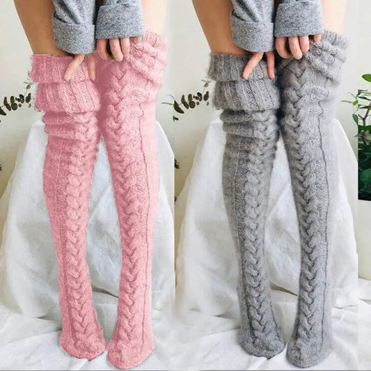 Extra Long Thigh High Stockings - Harajuku Winter Leg Warmers - Socks & Hosiery - Socks - 1 - 2024